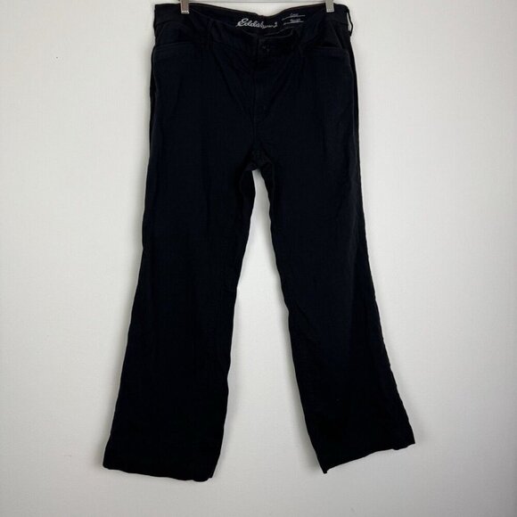 Eddie Bauer Elysian Curvy Trouser Pants Jeans Womens Sz 18 Petite EUC - Picture 1 of 5